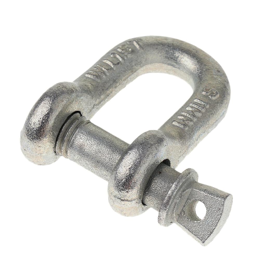 U Shackle D Buckle Screw Pin Alloy Steel Rigging Galvanised Hardware 11mm