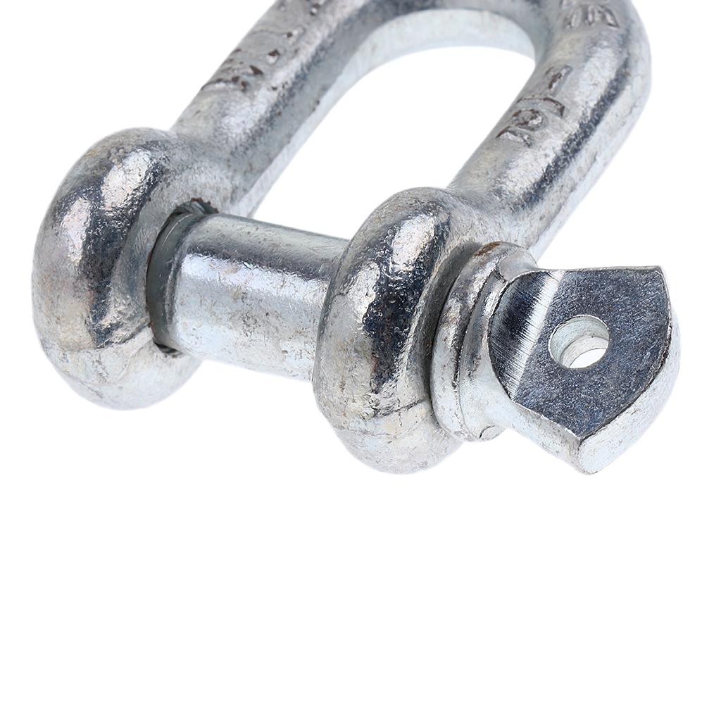 U Shackle D Buckle Screw Pin Alloy Steel Rigging Galvanised Hardware 13mm