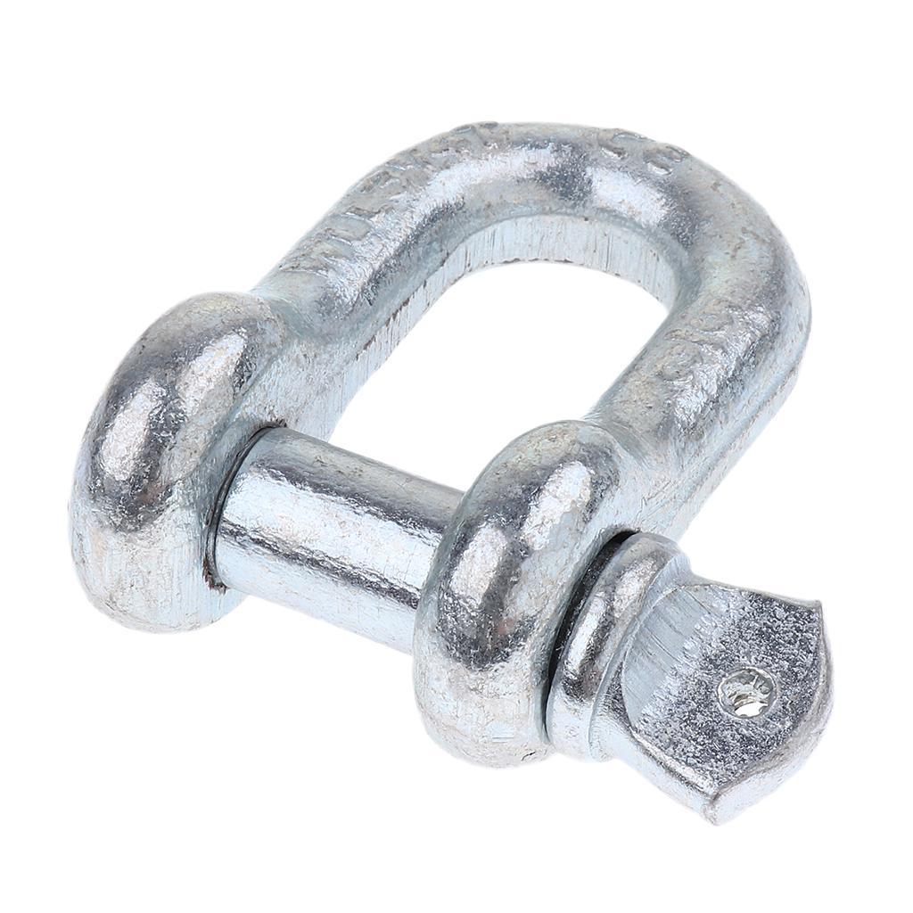 U Shackle D Buckle Screw Pin Alloy Steel Rigging Galvanised Hardware 16mm