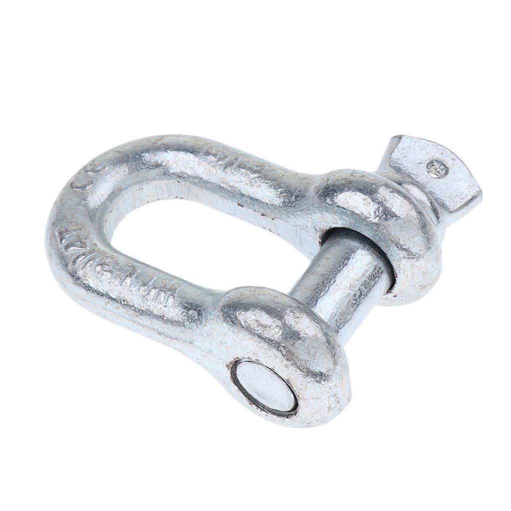 U Shackle D Buckle Screw Pin Alloy Steel Rigging Galvanised Hardware 16mm