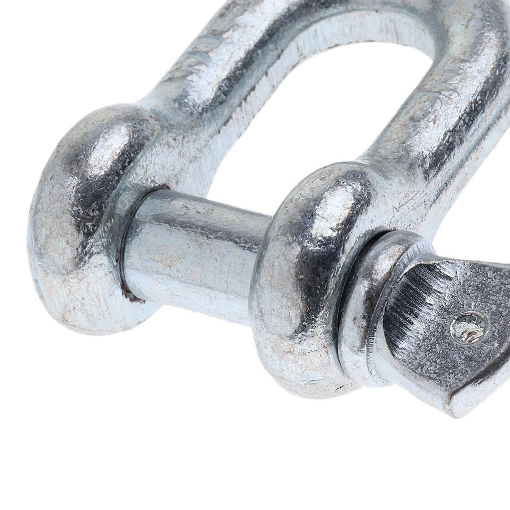 U Shackle D Buckle Screw Pin Alloy Steel Rigging Galvanised Hardware 16mm