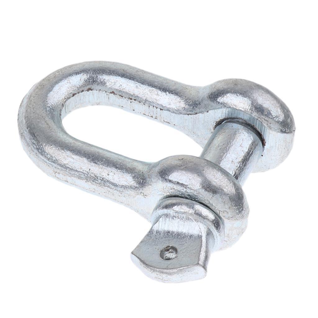 U Shackle D Buckle Screw Pin Alloy Steel Rigging Galvanised Hardware 16mm