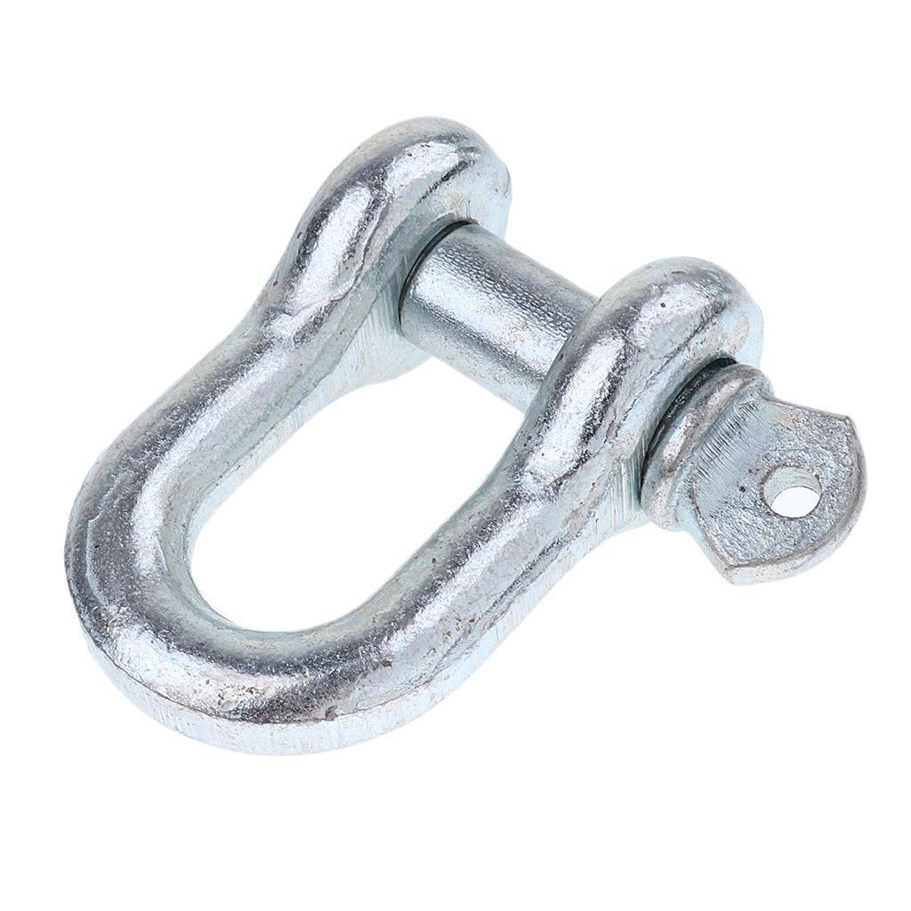 U Shackle D Buckle Screw Pin Alloy Steel Rigging Galvanised Hardware 19mm