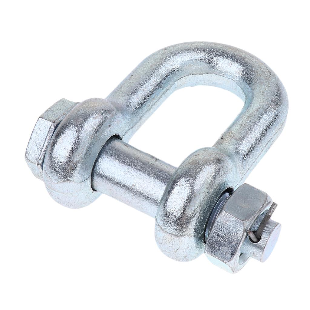 U/D Shaped Shackle Buckle Screw Pin Alloy Steel Rigging Bracelet Pip 19mm