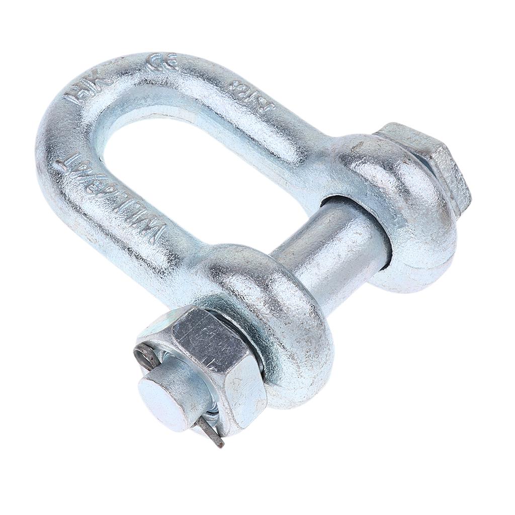 U/D Shaped Shackle Buckle Screw Pin Alloy Steel Rigging Bracelet Pip 19mm