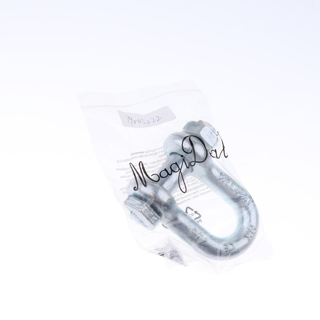 U/D Shaped Shackle Buckle Screw Pin Alloy Steel Rigging Bracelet Pip 19mm