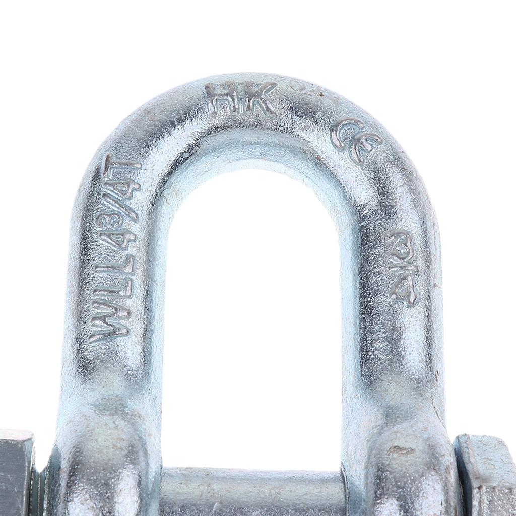 U/D Shaped Shackle Buckle Screw Pin Alloy Steel Rigging Bracelet Pip 19mm