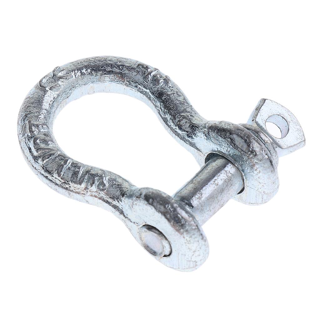 1/4inch Marine Anchor Shackles Screw Pin for Paracord Bracelet 0.5Ton