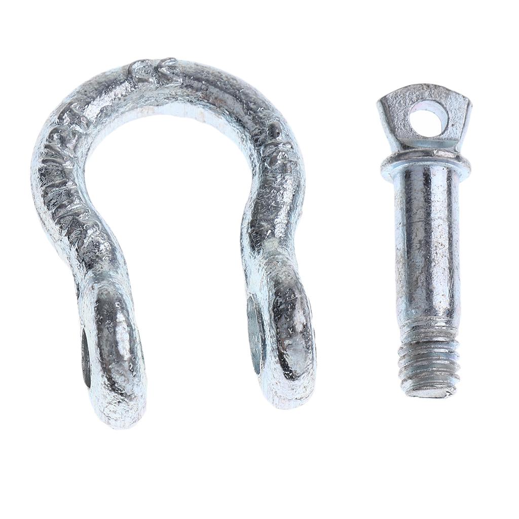 1/4inch Marine Anchor Shackles Screw Pin for Paracord Bracelet 0.5Ton