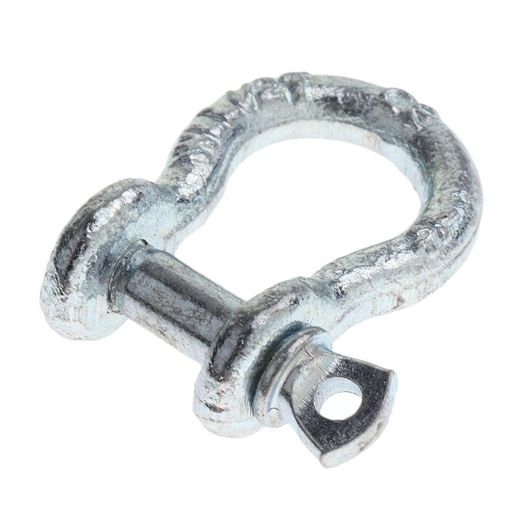 1/4inch Marine Anchor Shackles Screw Pin for Paracord Bracelet 0.5Ton