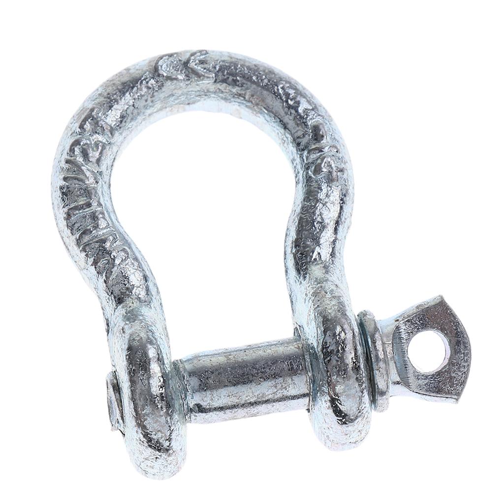 1/4inch Marine Anchor Shackles Screw Pin for Paracord Bracelet 0.5Ton