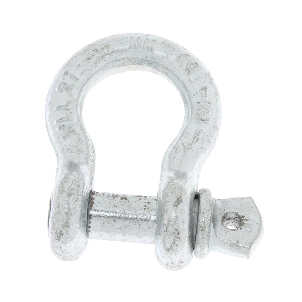 2T Marine Boat Chain Rigging Bow Shackle Captive Pin Alloy Steel 13mm 1/2''