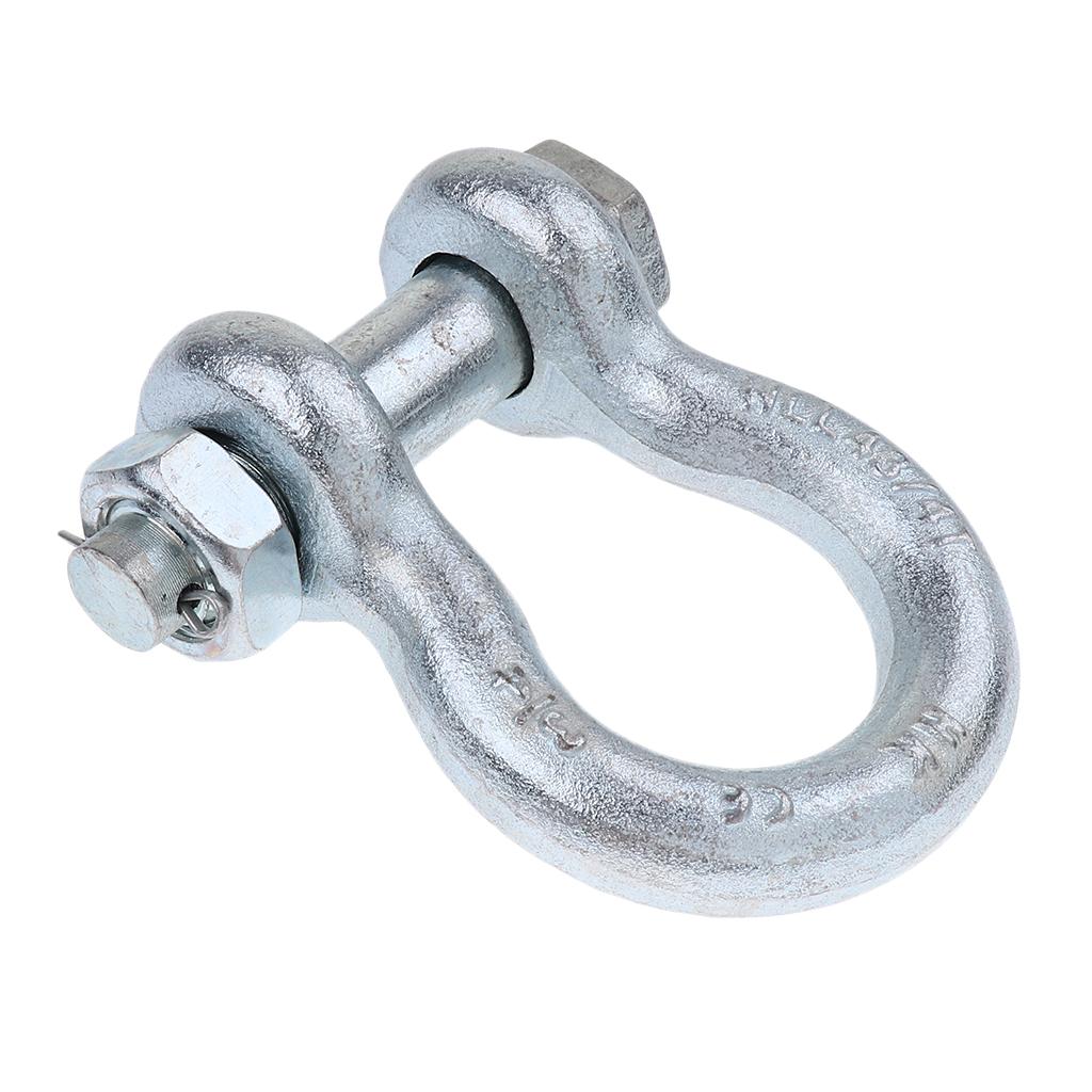 U/D Shaped Shackle Buckles Screw Pin Alloy Steel Rigging Bracelet Pip 19mm