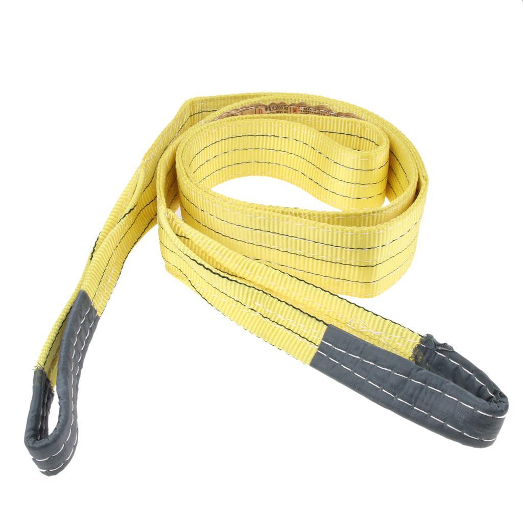 Heavy Duty Polyester Lift Sling Straight Eye Eye 3 Ton Lifting Sling 3meter