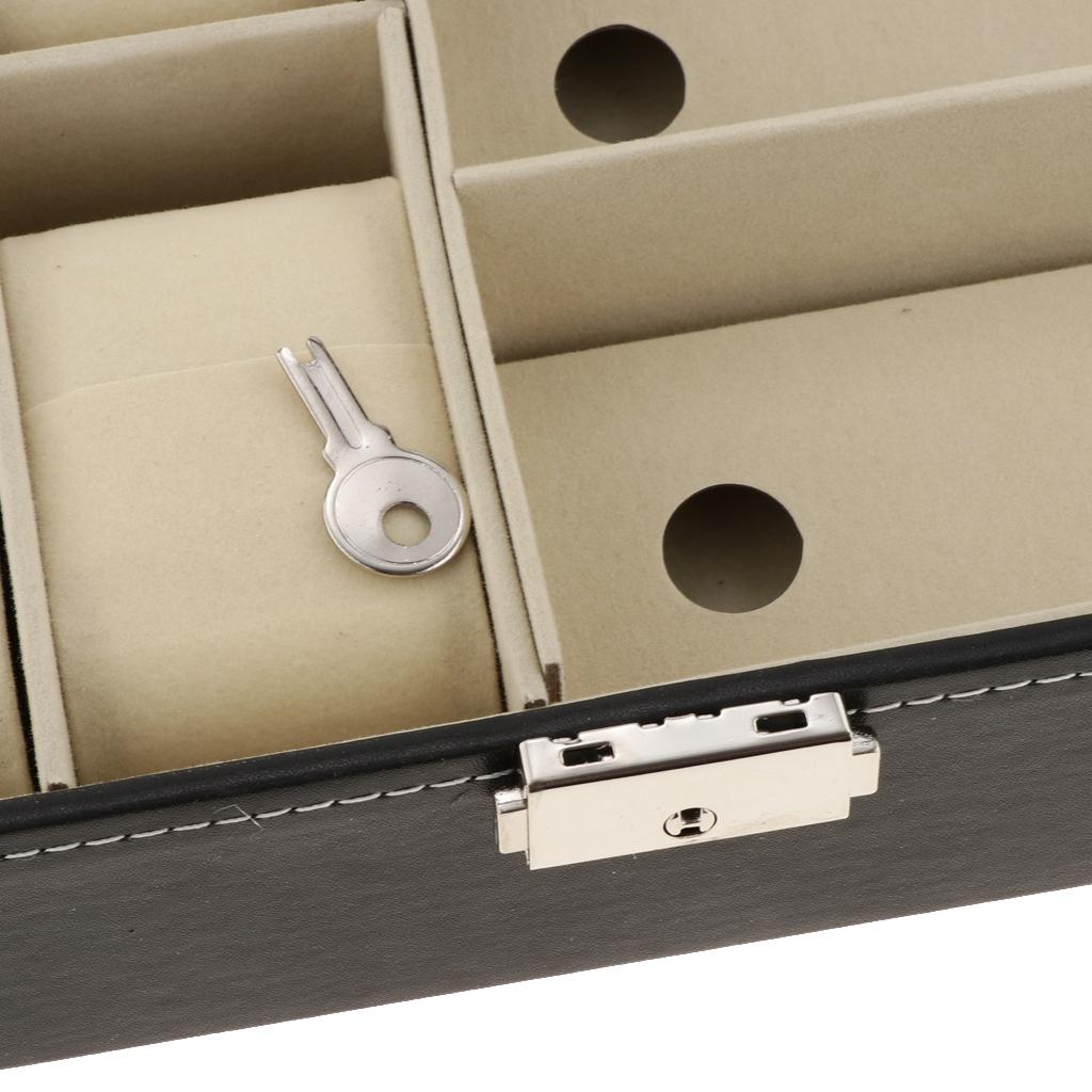Watch Sunglasses Display Storage Box Case, Glasses Watch Holder Organizer