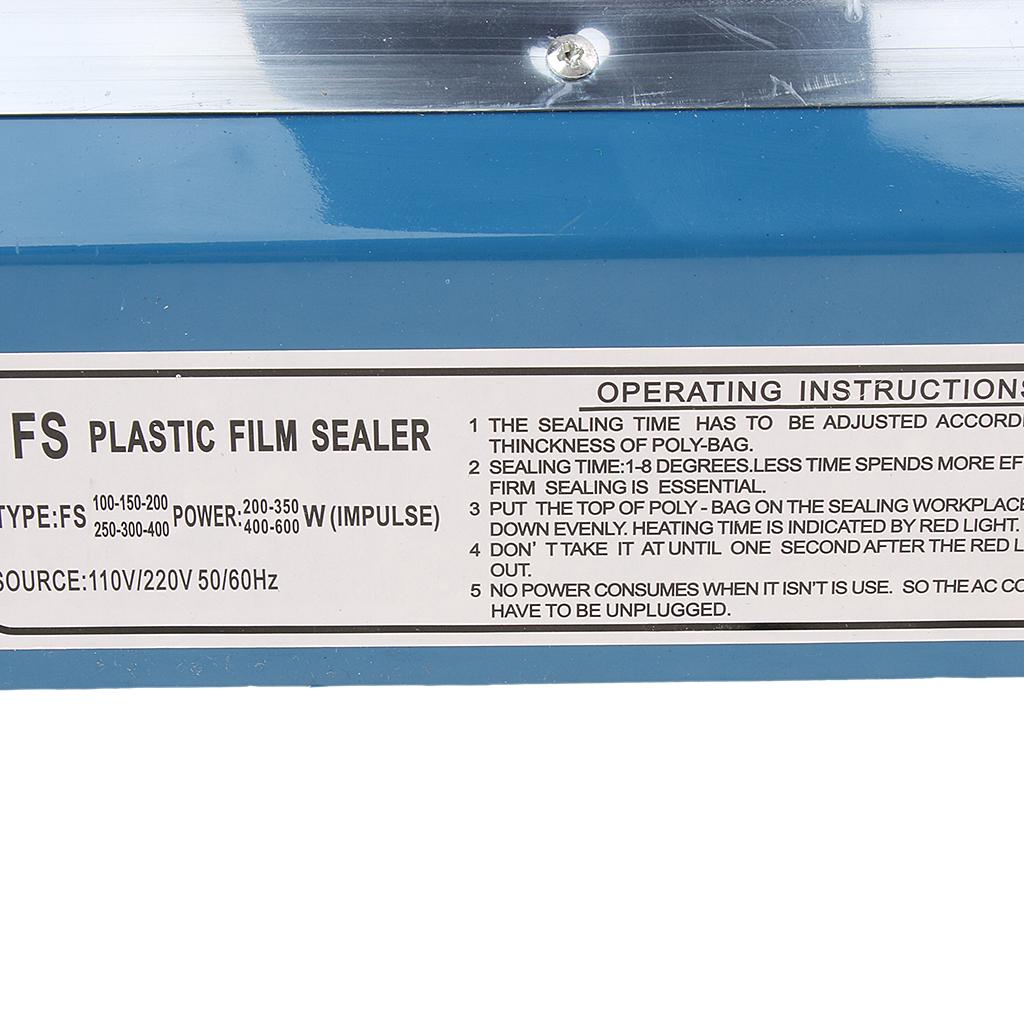 Heat Sealer Sealing Machine Commercial Europlug 13'' 33cm Europlug