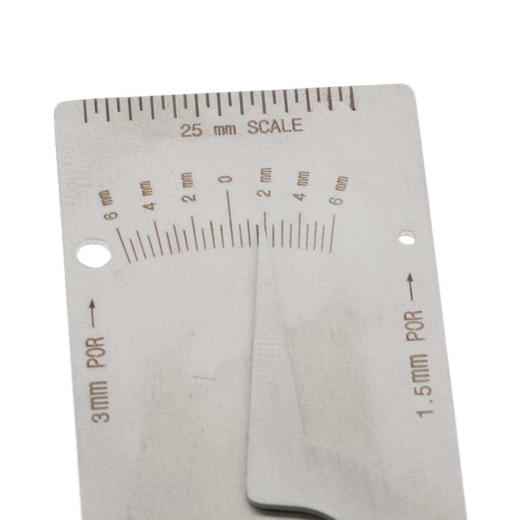 Stainless Steel V-Wac Gage Welding Gauge Weld Seam Inspection Test Ruler