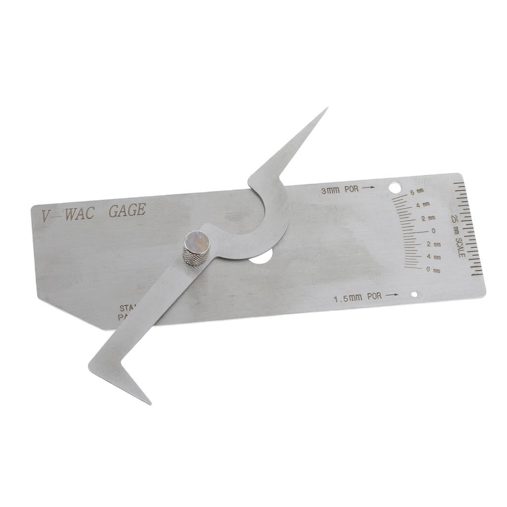 Stainless Steel V-Wac Gage Welding Gauge Weld Seam Inspection Test Ruler