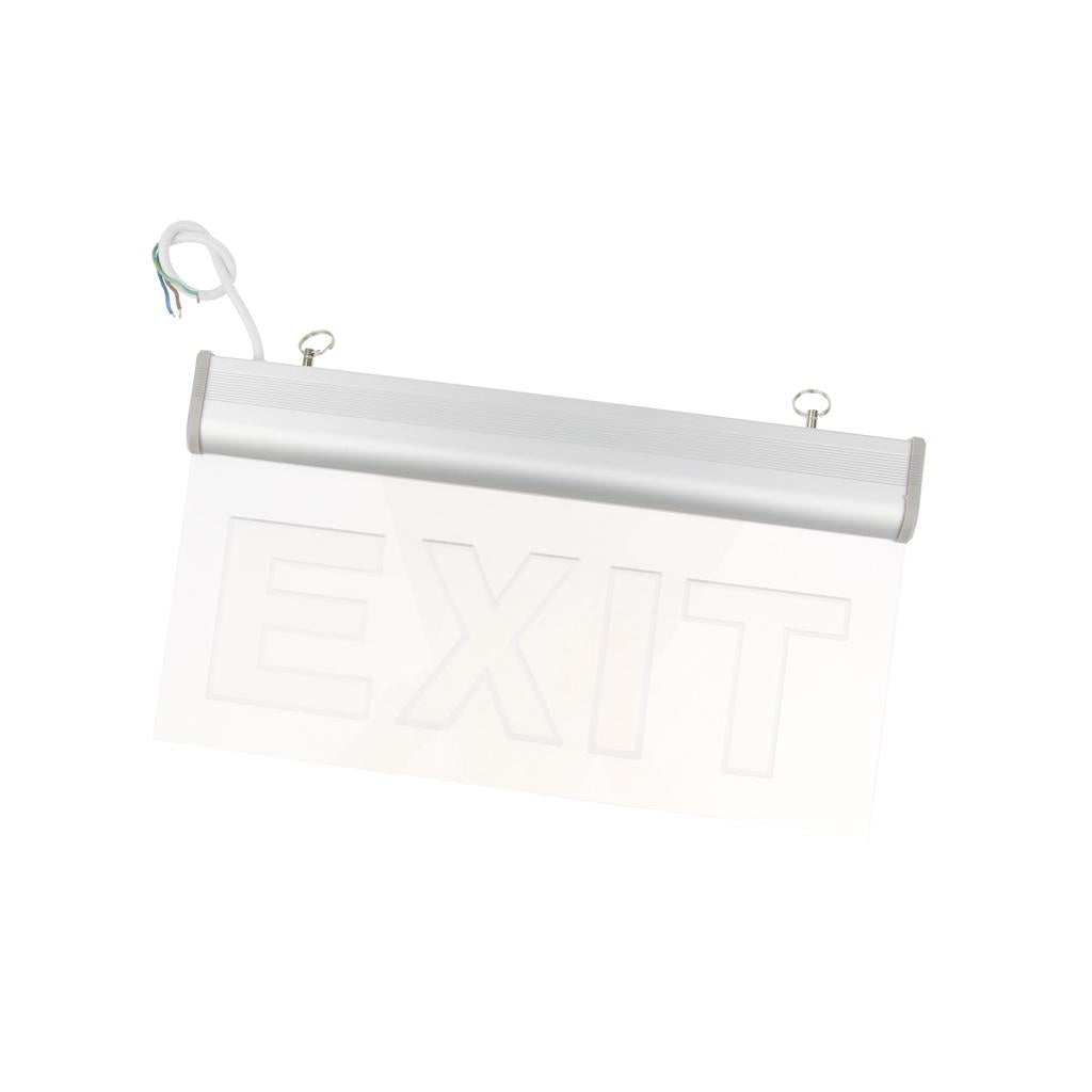 Acrylic Engraving LED Edge Light Indicator Safety Signs IP65 3W Exit