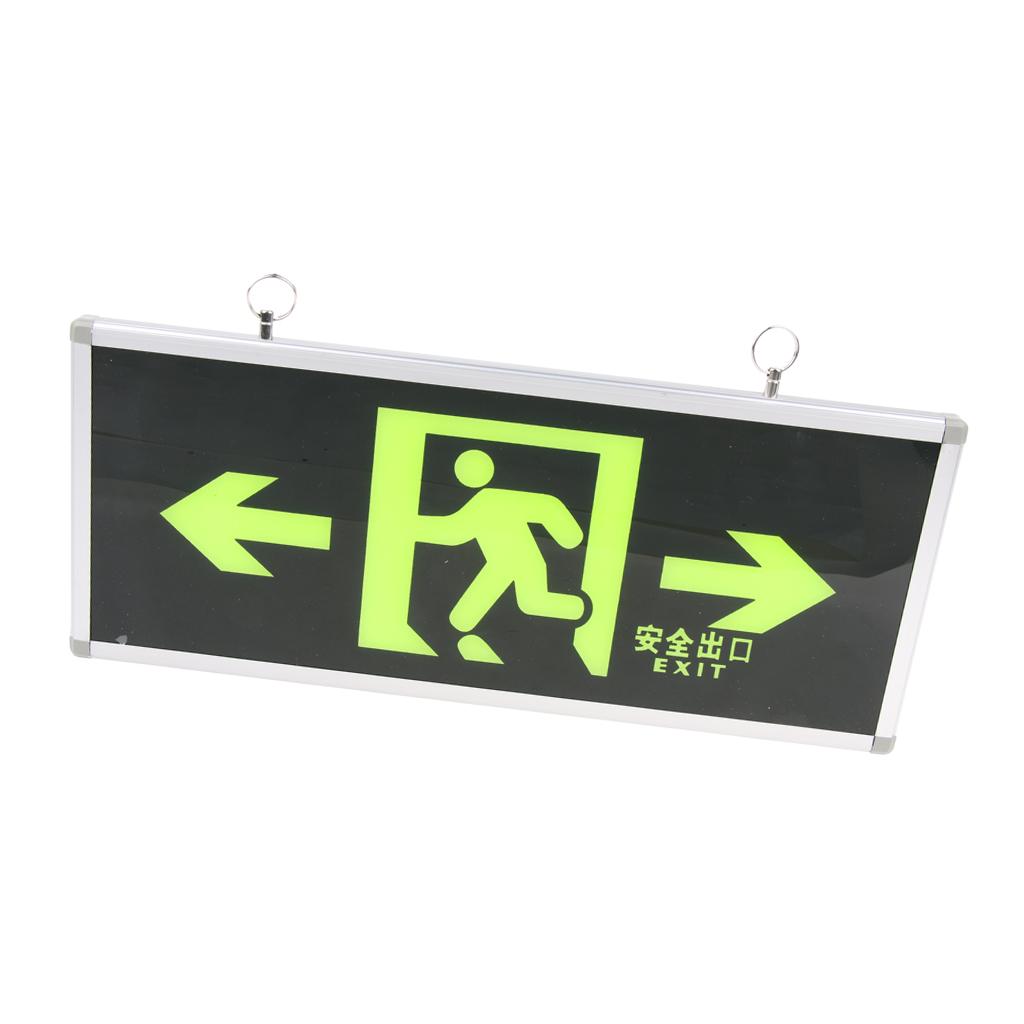 Emergency Self Luminous Safety Sign Evacuation Sign Right and Left