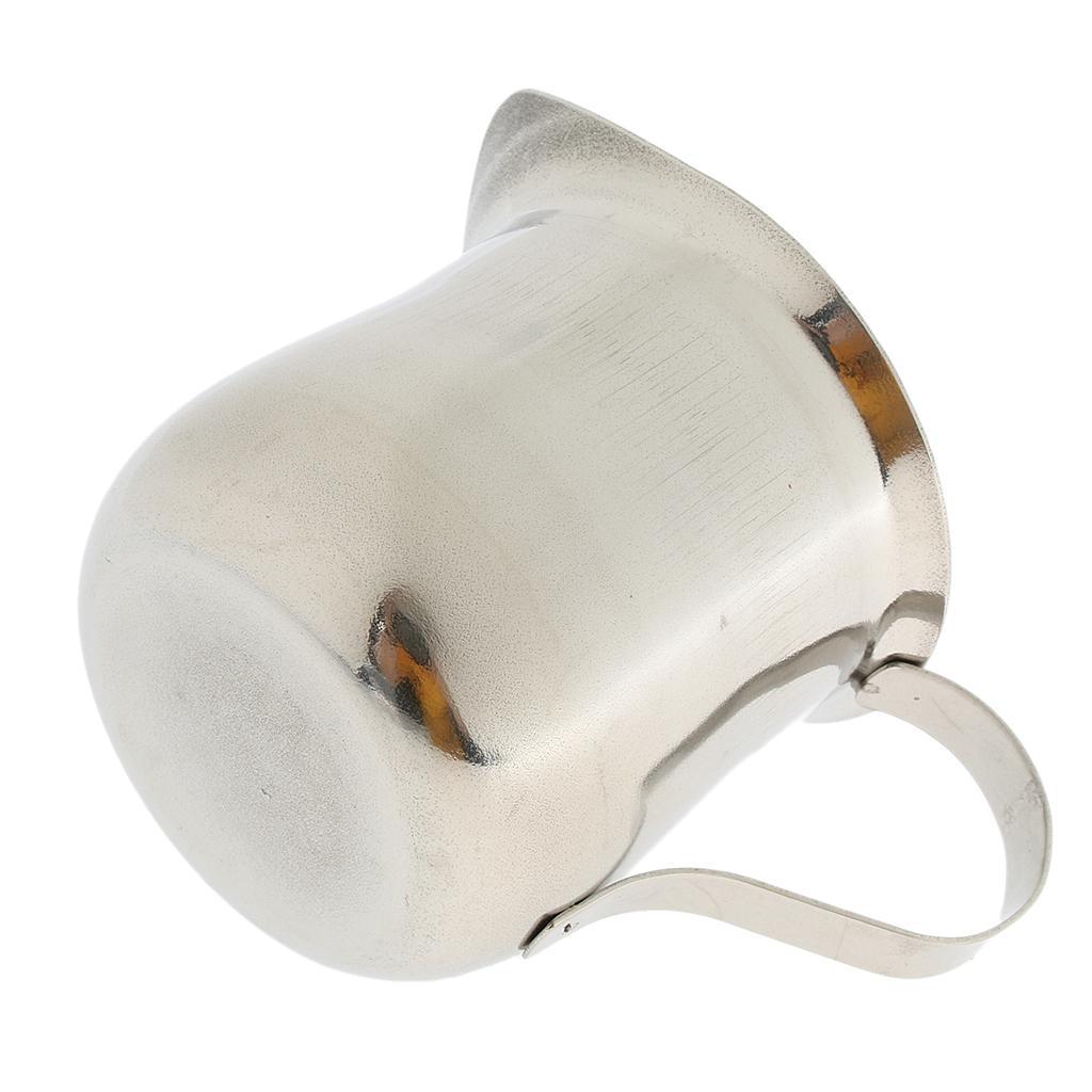 Stainless Steel Milk Frothing Pitchers Creamer Latte Art Pitcher Jug 240mL