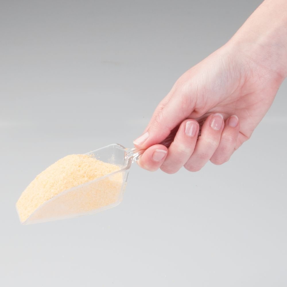 Multi-purpose Clear Acrylic Kitchen Scoop Buffet Ice Cream Candy Shovel 26cm