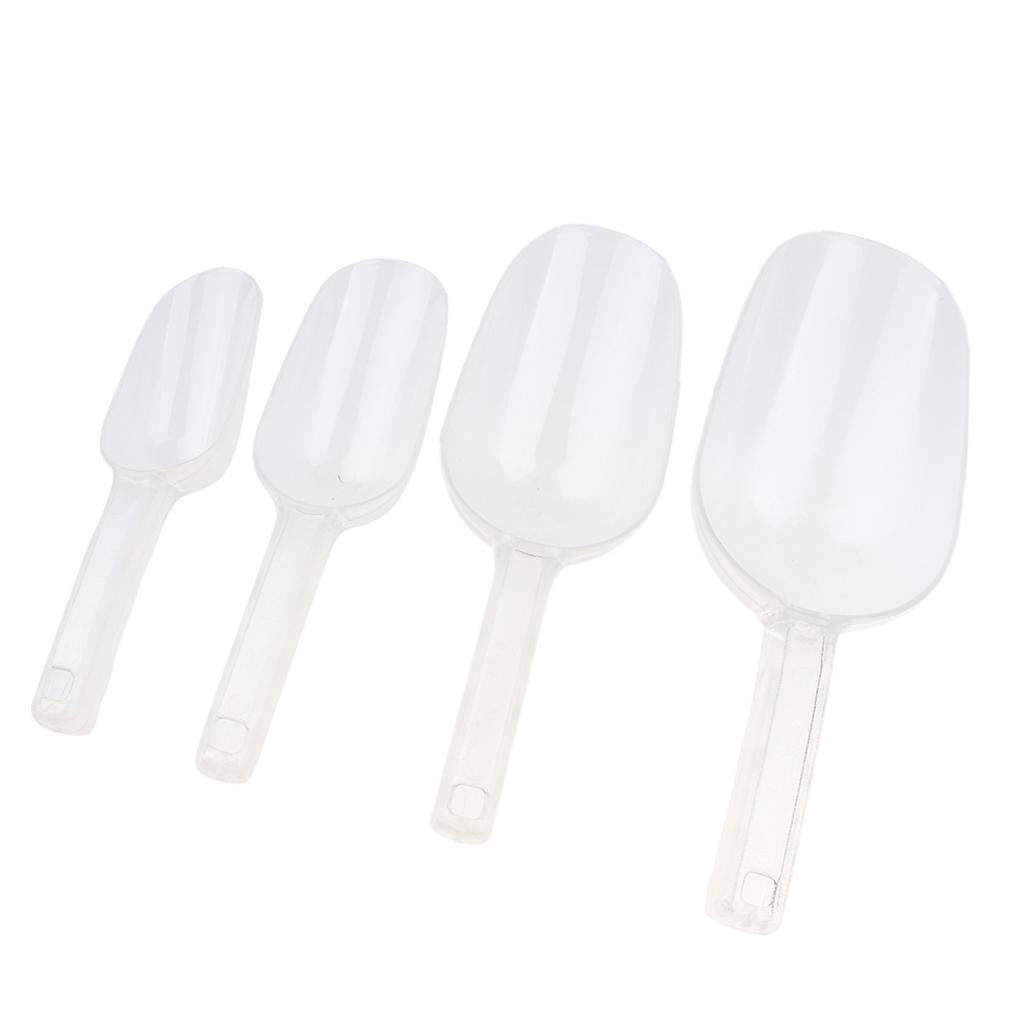 Acrylic Shovel Clear Candy Bar Ice Sugar Buffet Scoops Wedding Party 23cm