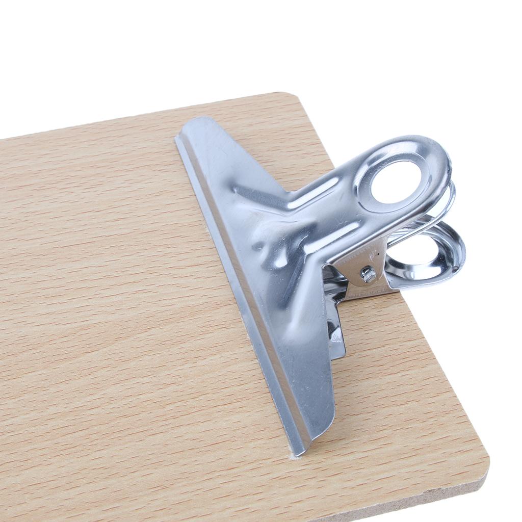 A5 Small Size Wood Clipboard Low Profile Clip Hardboard Home Office School