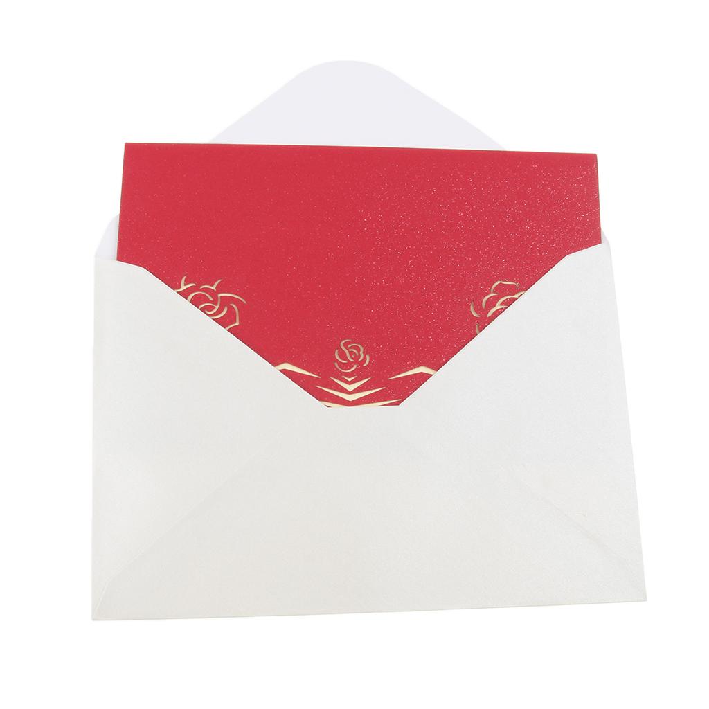 3D Pop Up Greeting Cards Wedding Birthday Valentine's Day Anniversary Nice A