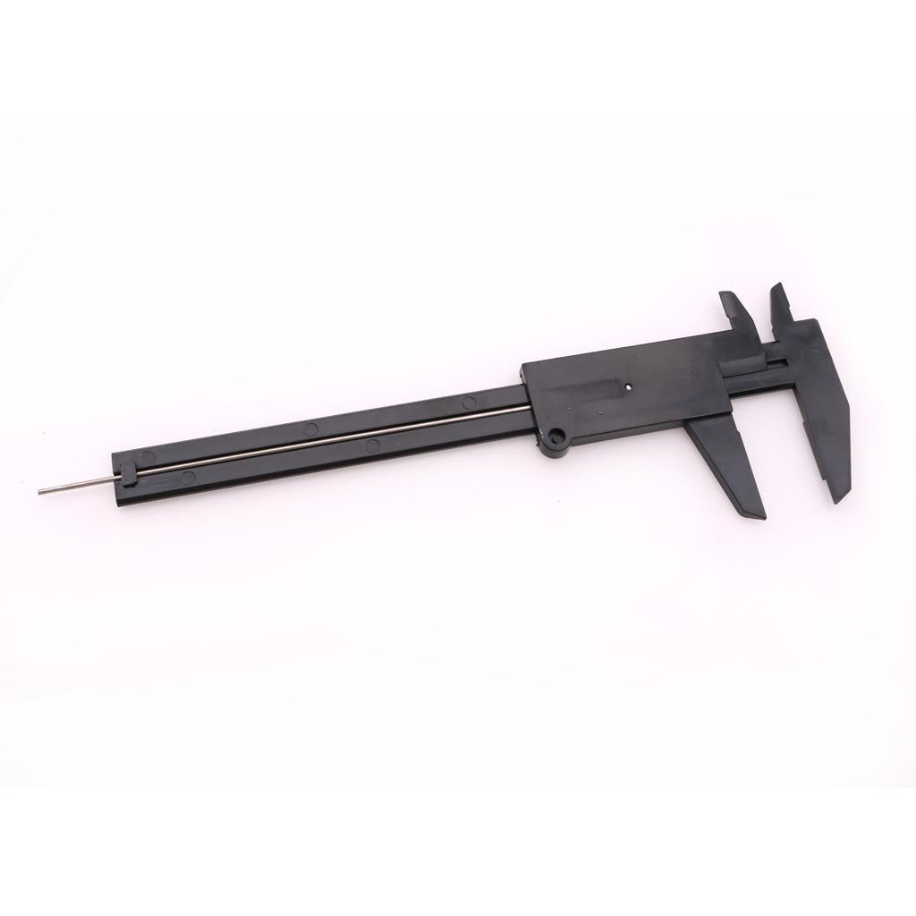 Plastic Vernier Scale Ruler Caliper Metric/ Imperial 0-150mm Reading Black