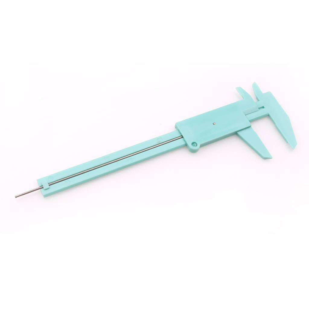 Plastic Vernier Scale Ruler Caliper Metric/ Imperial 0-150mm Reading Green