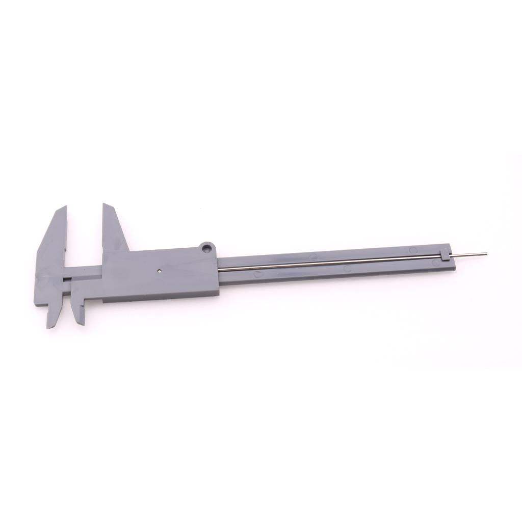 Plastic Vernier Scale Ruler Caliper Metric/ Imperial 0-150mm Reading Grey