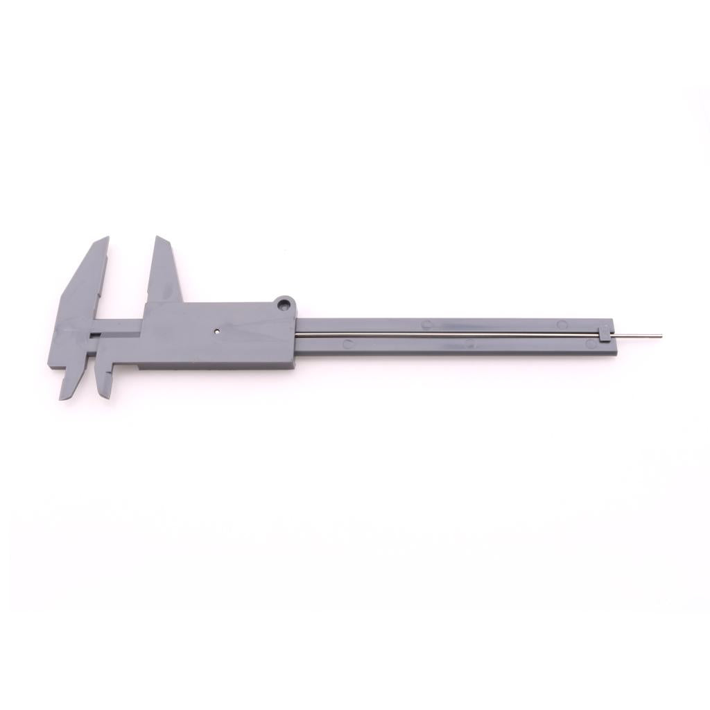 Plastic Vernier Scale Ruler Caliper Metric/ Imperial 0-150mm Reading Grey