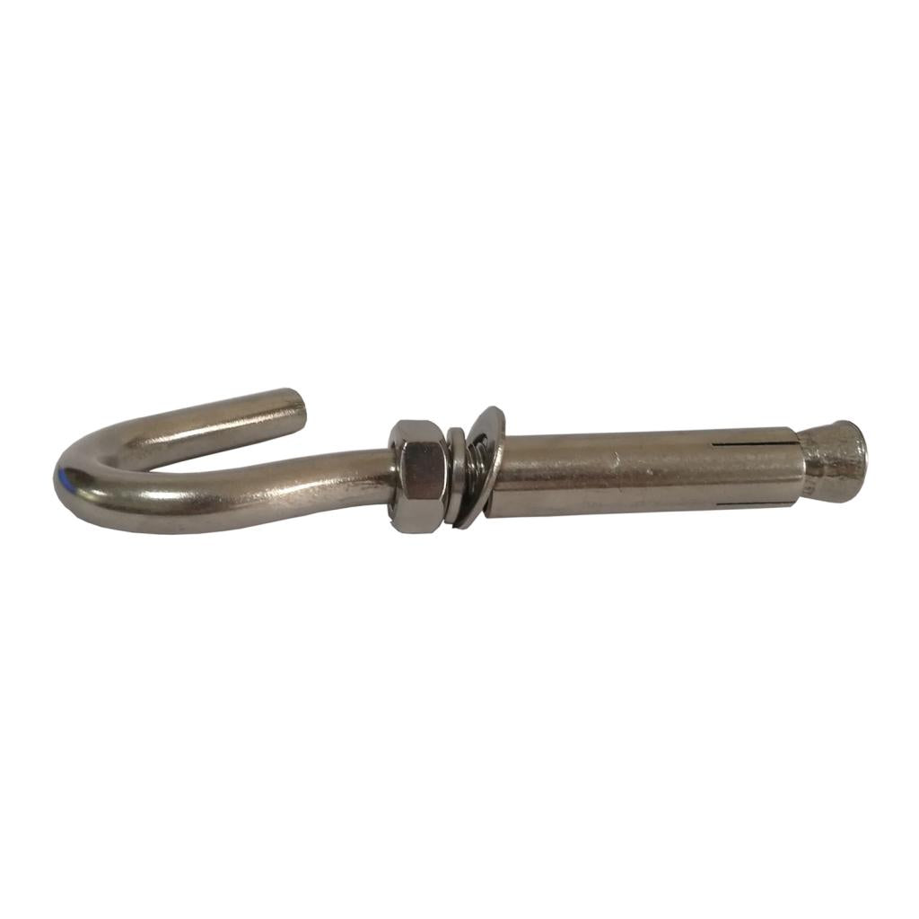 Stainless Steel 304 Open Cup Hook Expansion Bolts M8 for Concrete Brick Wall