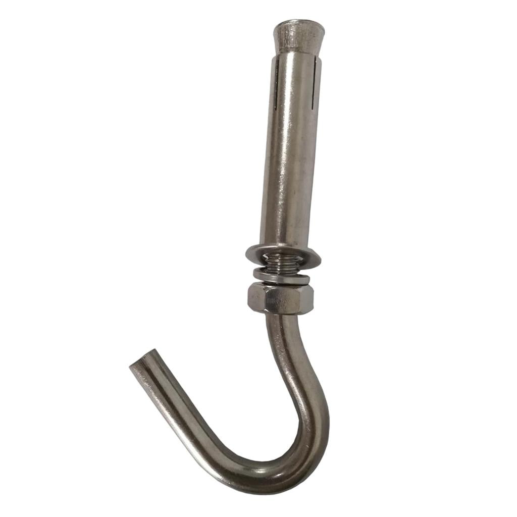 Stainless Steel 304 Open Cup Hook Expansion Bolts M8 for Concrete Brick Wall