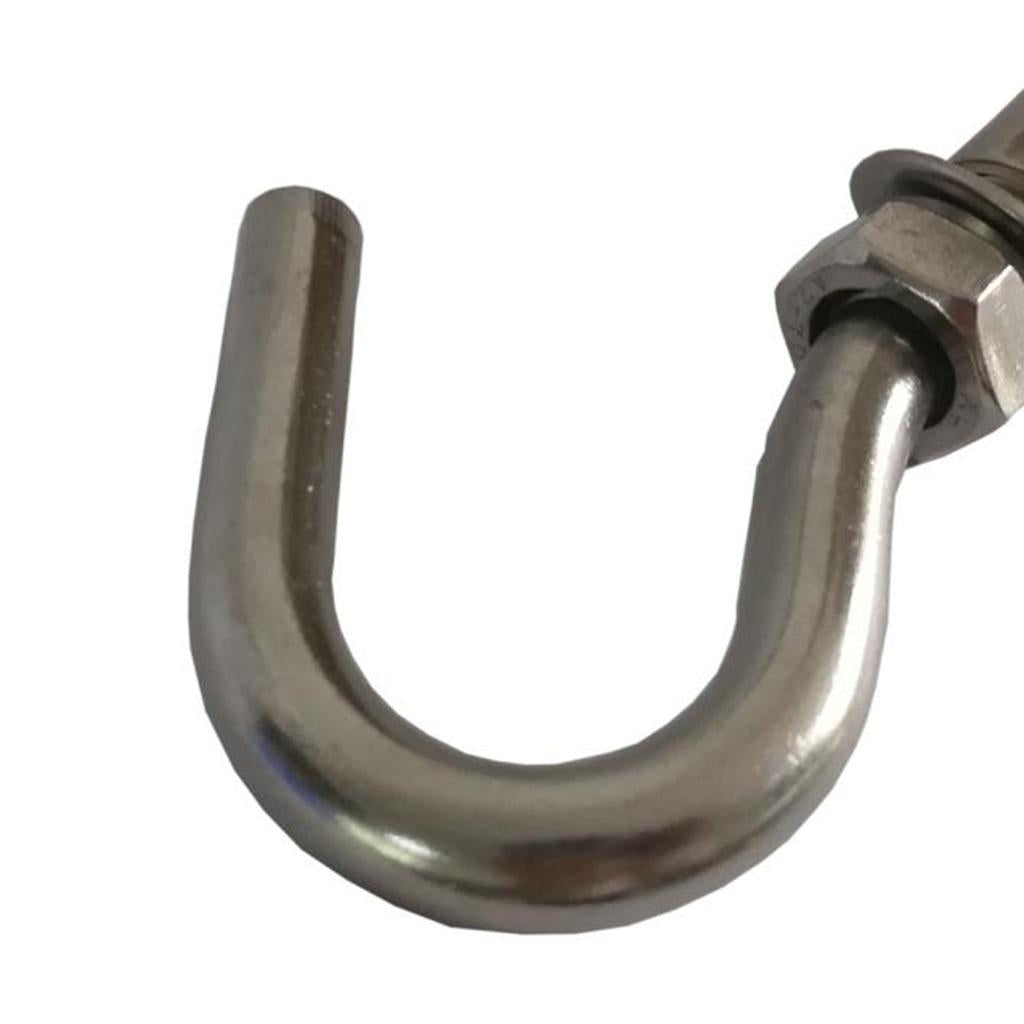 Stainless Steel 304 Open Cup Hook Expansion Bolts M8 for Concrete Brick Wall