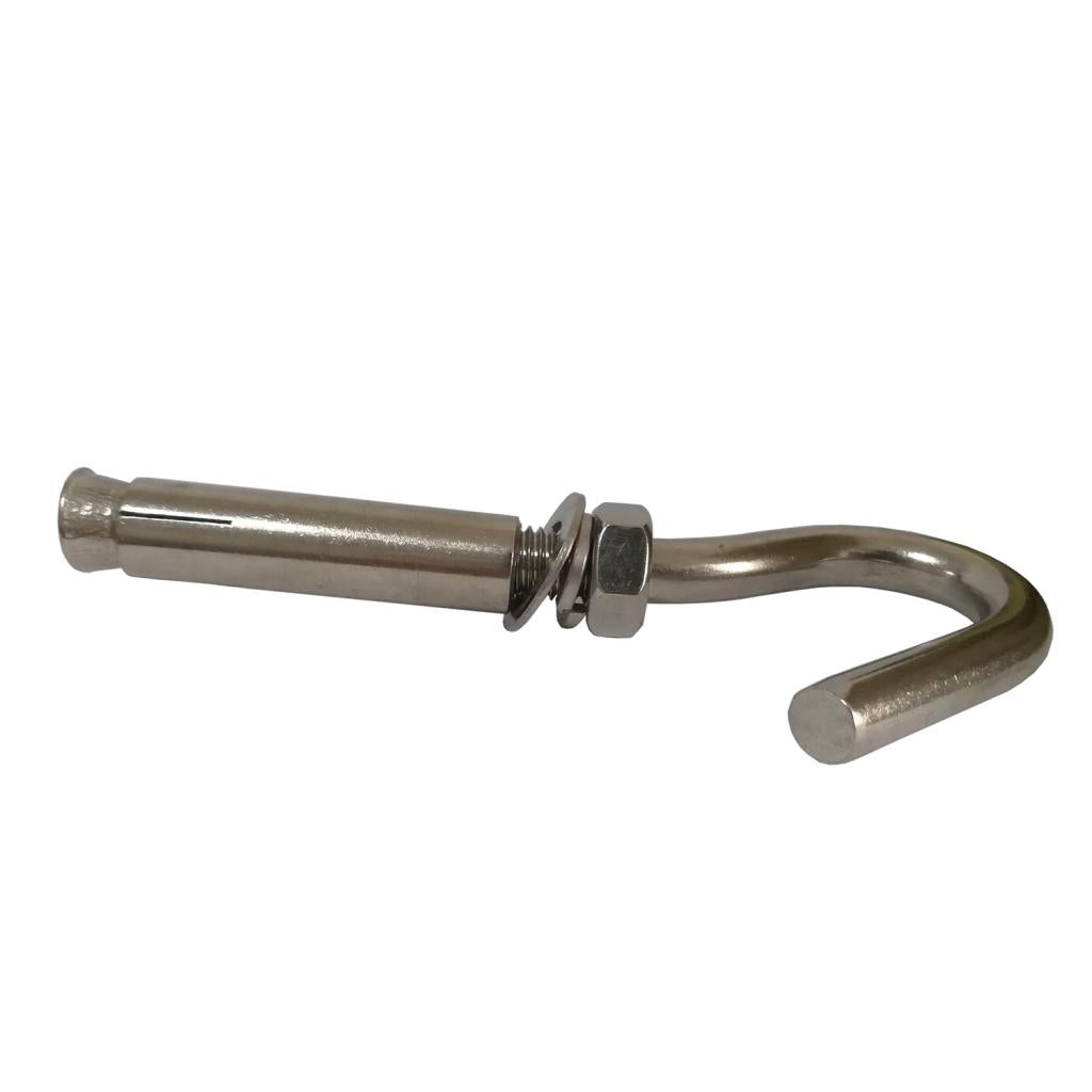 Stainless Steel 304 Open Cup Hook Expansion Bolts M8 for Concrete Brick Wall