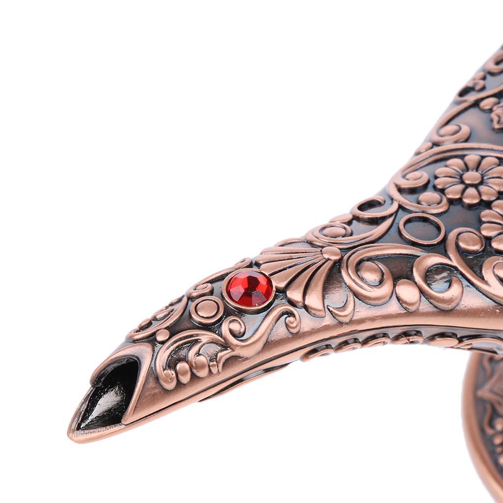 Aladdin Genie Light Lamp Jewelry Holder Home Decoration Gift Red Copper