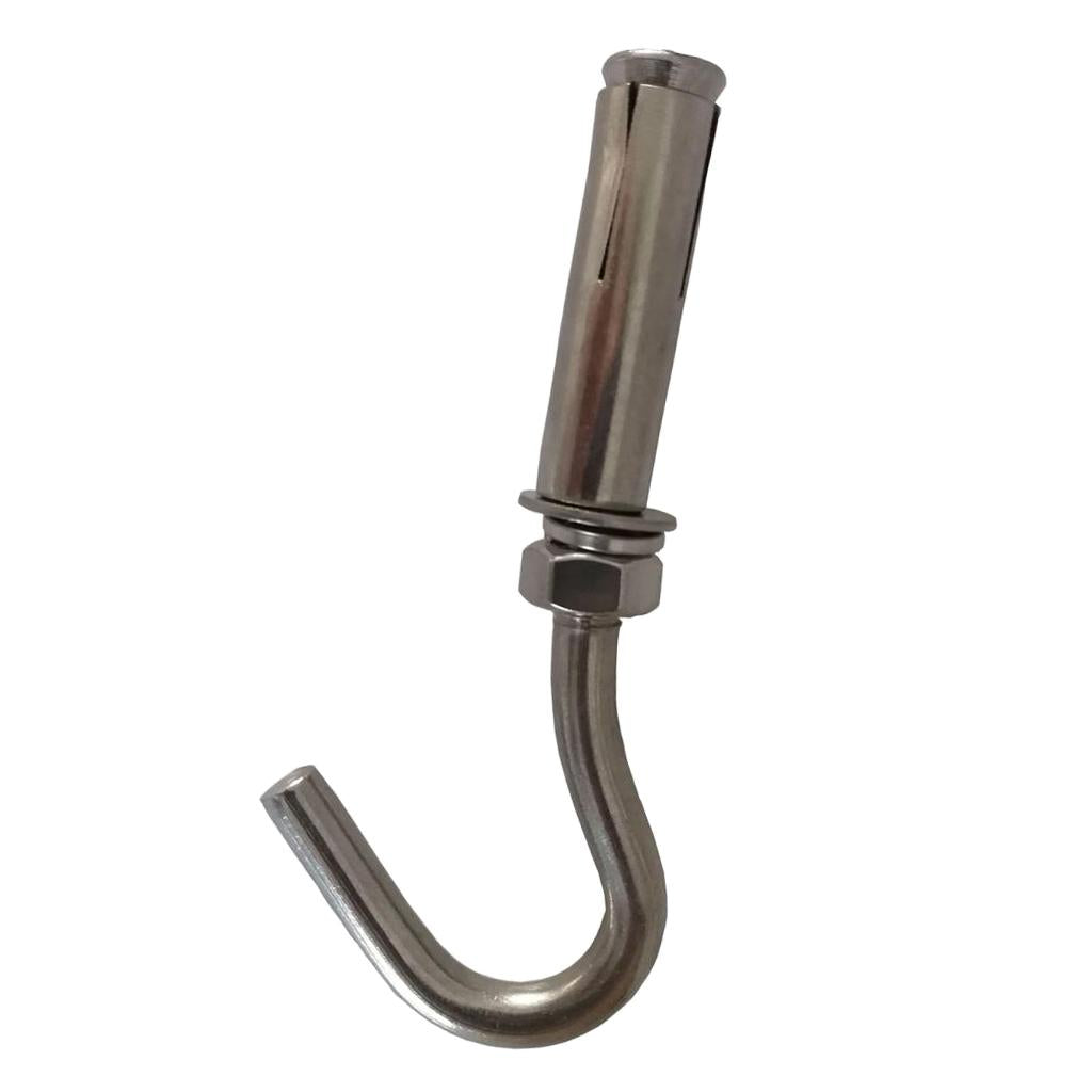 Stainless Steel 304 Open Cup Hook Expansion Bolts M12 For Concrete Wall, drilling hole diameter of 16mm