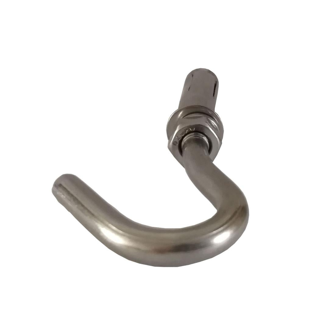 Stainless Steel 304 Open Cup Hook Expansion Bolts M12 For Concrete Wall, drilling hole diameter of 16mm