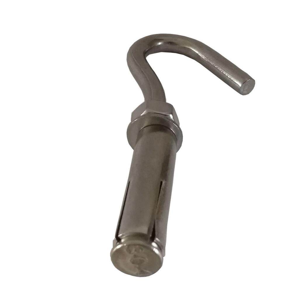 Stainless Steel 304 Open Cup Hook Expansion Bolts M12 For Concrete Wall, drilling hole diameter of 16mm