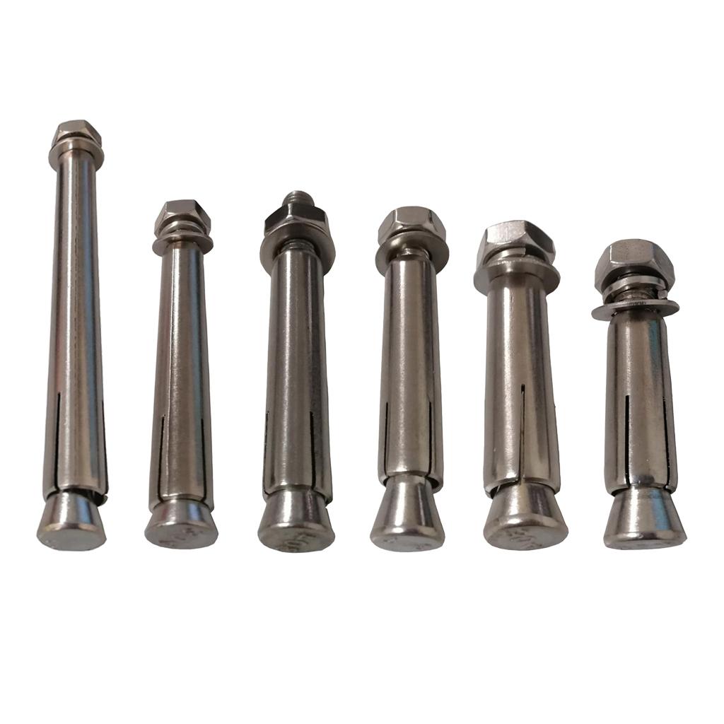 304Stainless Steel External Expansion Ecrew Bolts Riot Pin Type M10x60 60mm