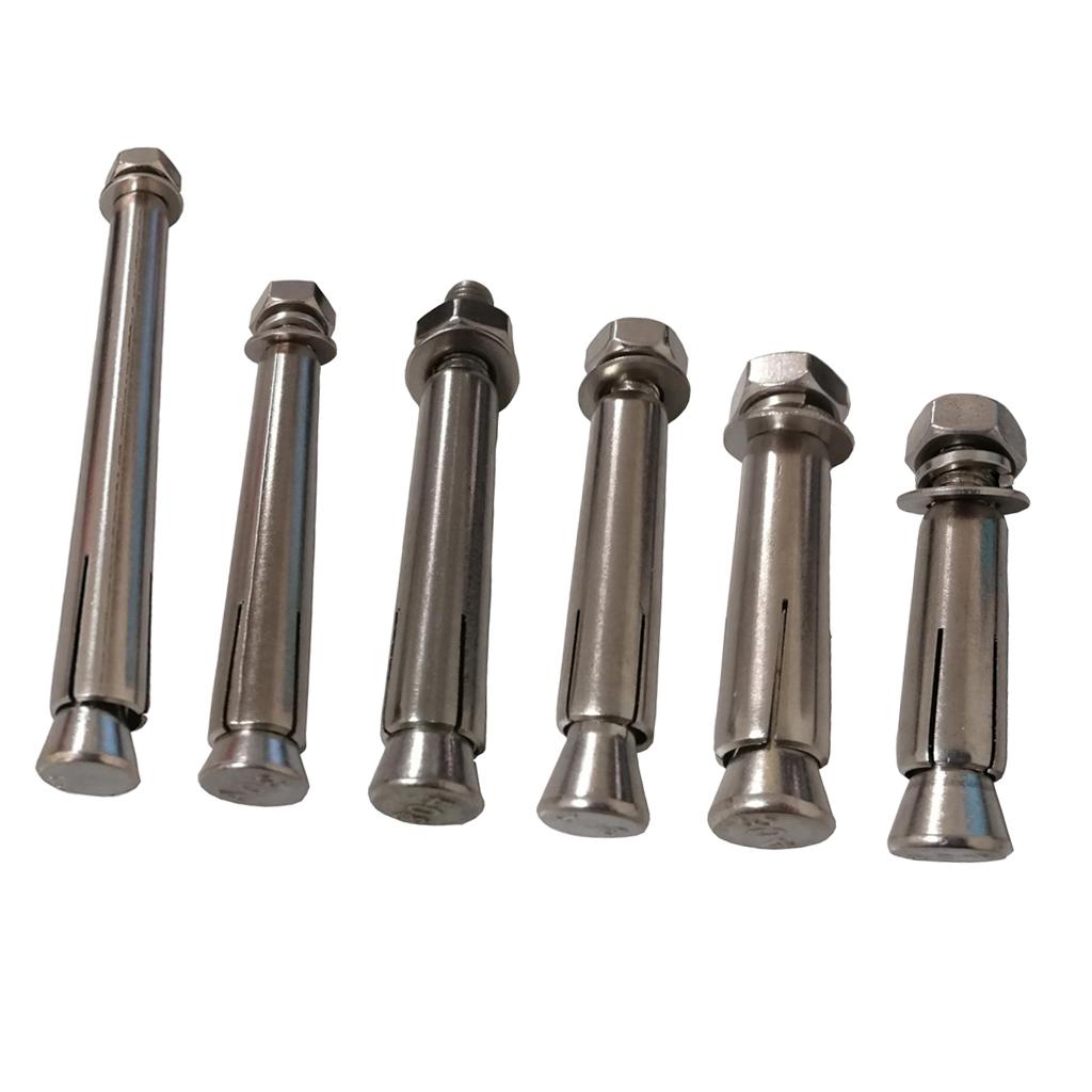 304Stainless Steel External Expansion Ecrew Bolts Riot Pin Type M10x60 60mm
