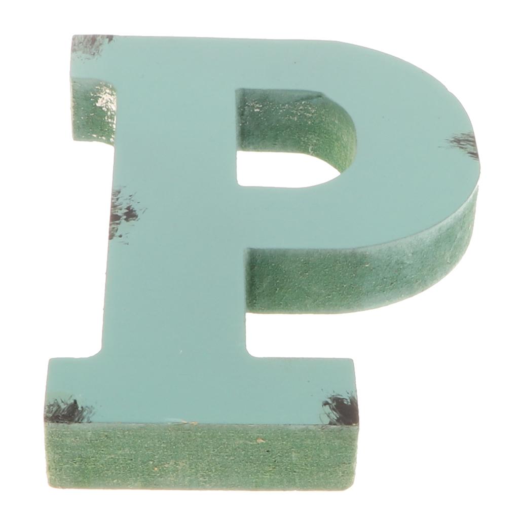 Wooden Alphabet Craft Letter Plaque Wall Hanging Wedding Decoration P