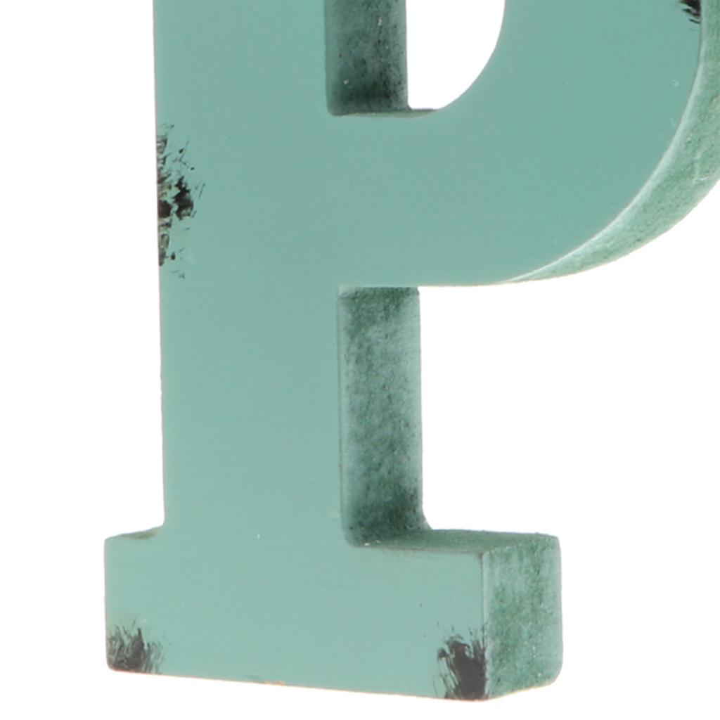 Wooden Alphabet Craft Letter Plaque Wall Hanging Wedding Decoration P