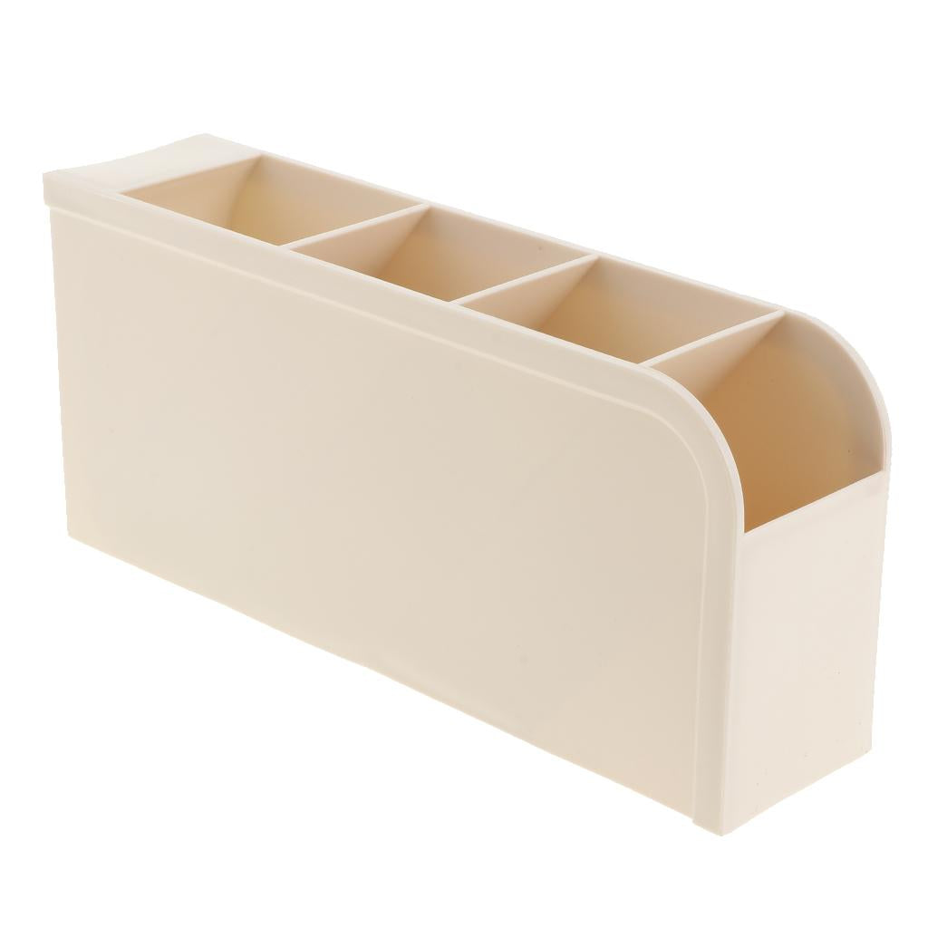 Pencil Organizer Stationery Storage Holder Racks Desk Office Supplies Beige