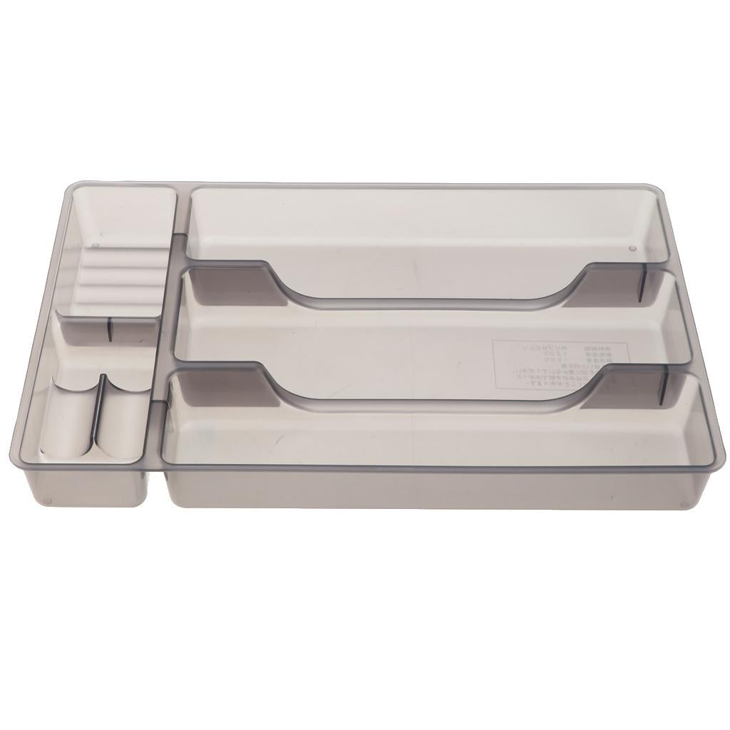 Home Sundries Organizer Stationery Storage Box Jewelry Display Tray Grey