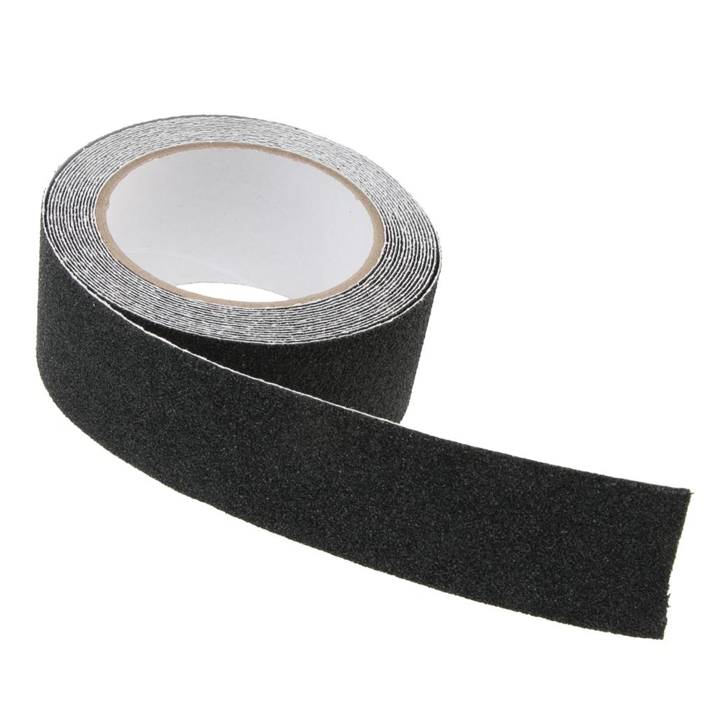 Abrasive Adhesive Tape Anti Slip Safety Tape Non Skid Stair Step Grip Boat Black