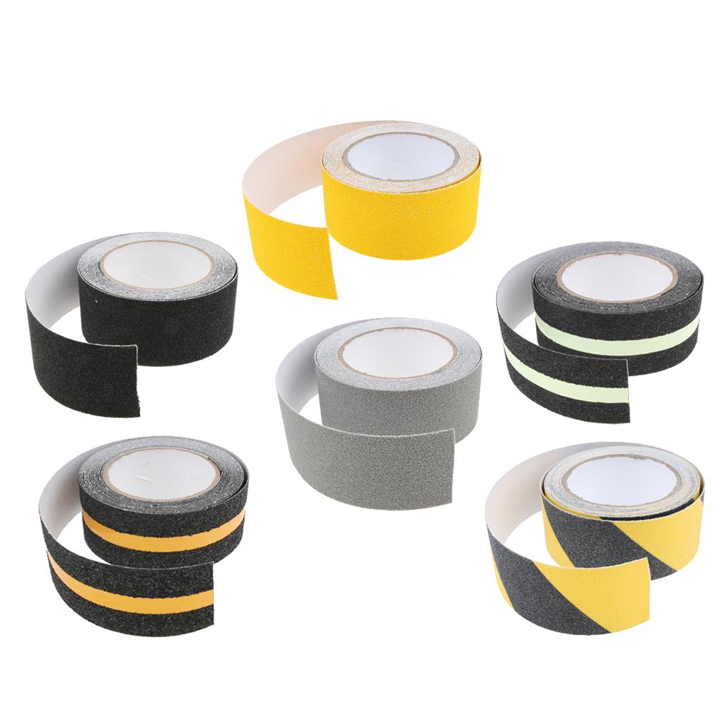 Abrasive Adhesive Tape Anti Slip Safety Tape Non Skid Stair Step Grip Boat Black