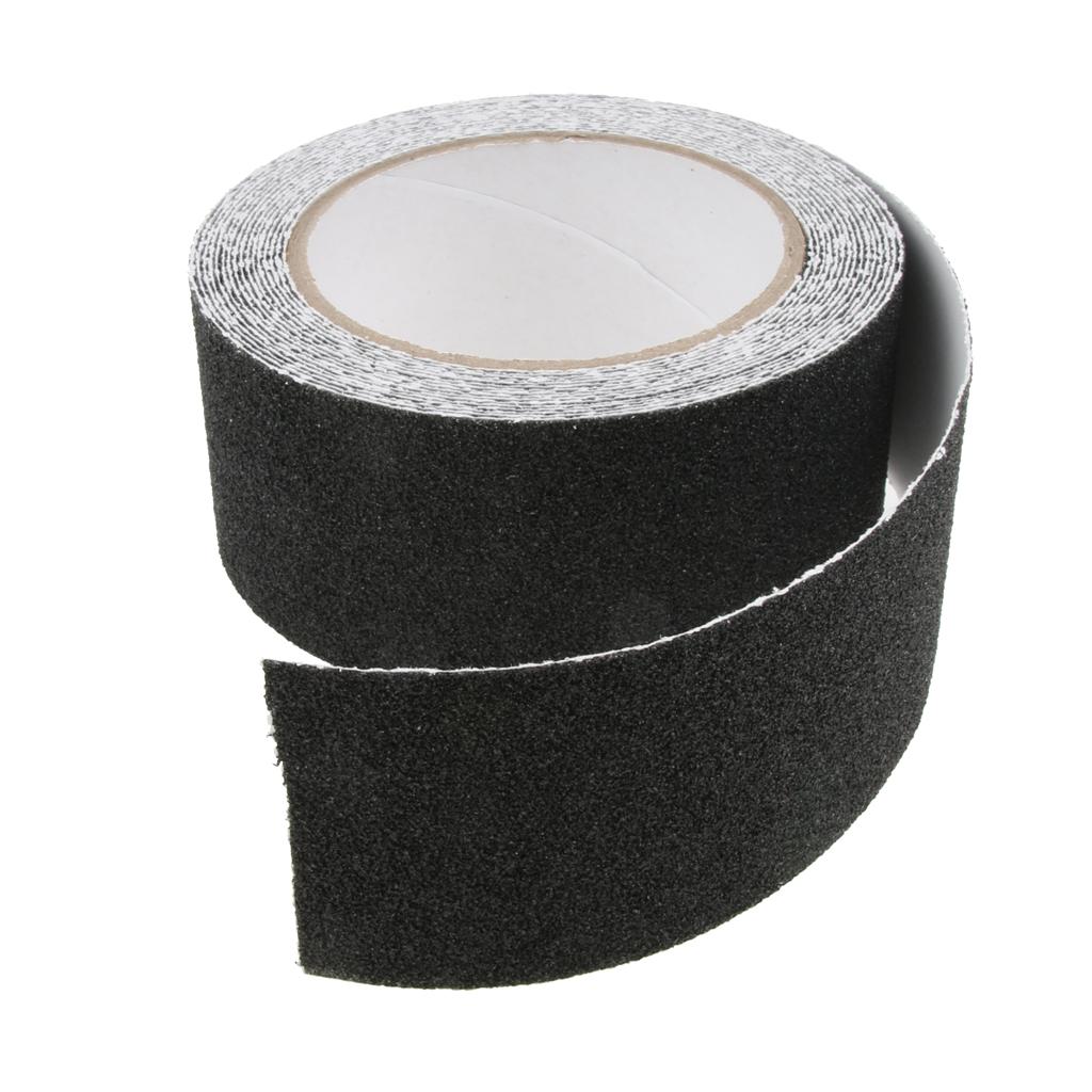 Abrasive Adhesive Tape Anti Slip Safety Tape Non Skid Stair Step Grip Boat Black